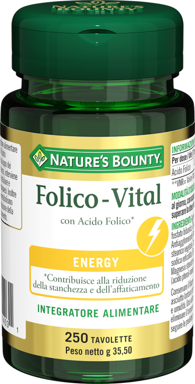 Folico-Vital Nature’s Bounty 250 Tavolette