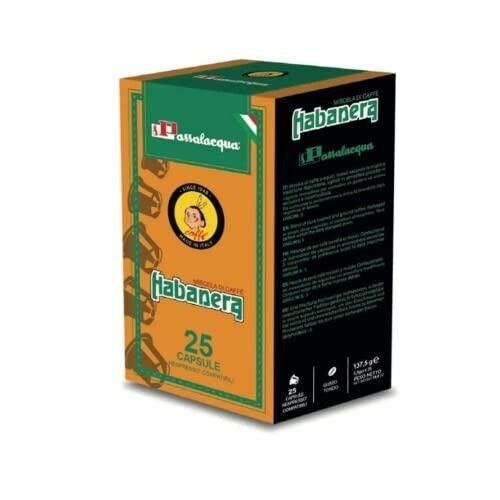 CAFFÈ PASSALACQUA HABANERA - Box 25 CAPSULE COMPATIBILI NESPRESSO SPED GRATUITA