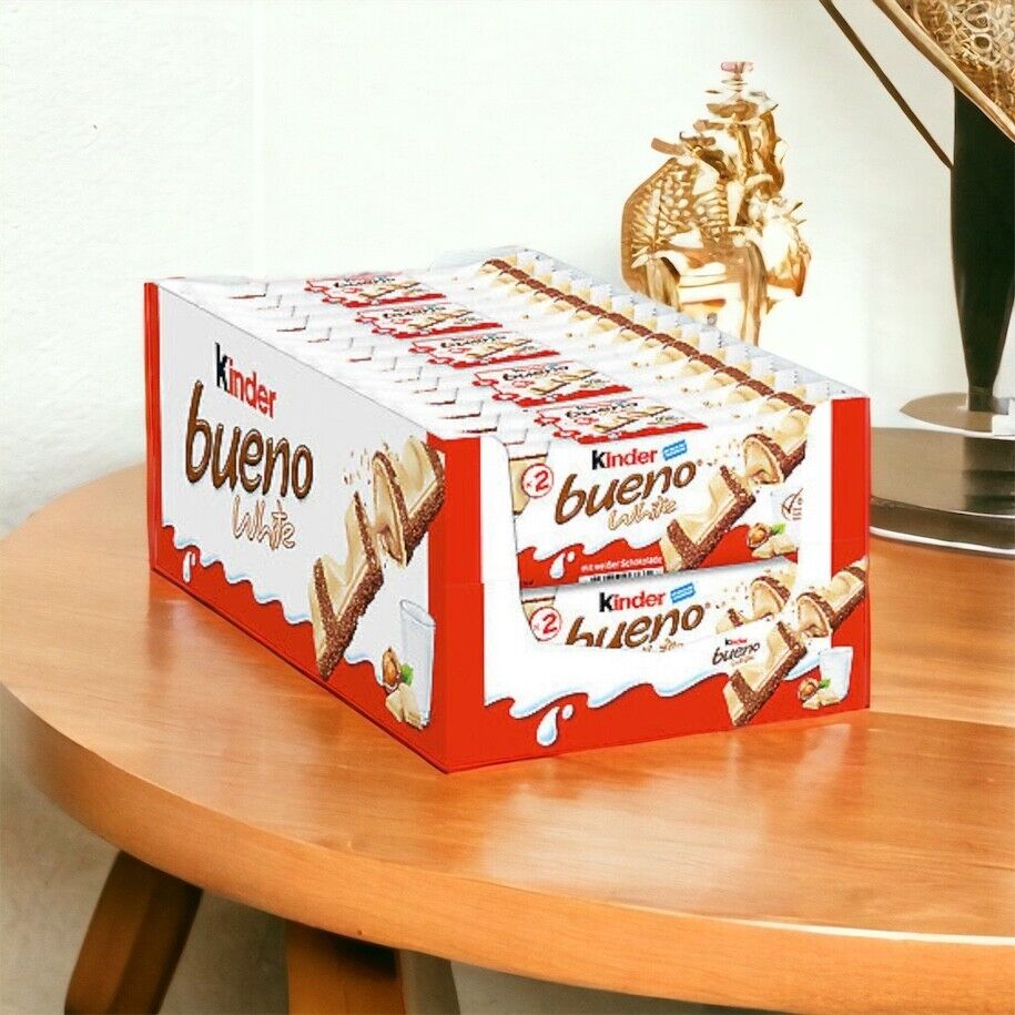 KINDER BUENO WHITE 30 PEZZI SCAD.10/08/2024