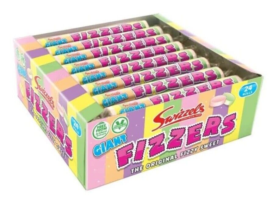24x Frutta Caramelle Frizzanti - Gigante Dolci - Swizzels Matlow 40g