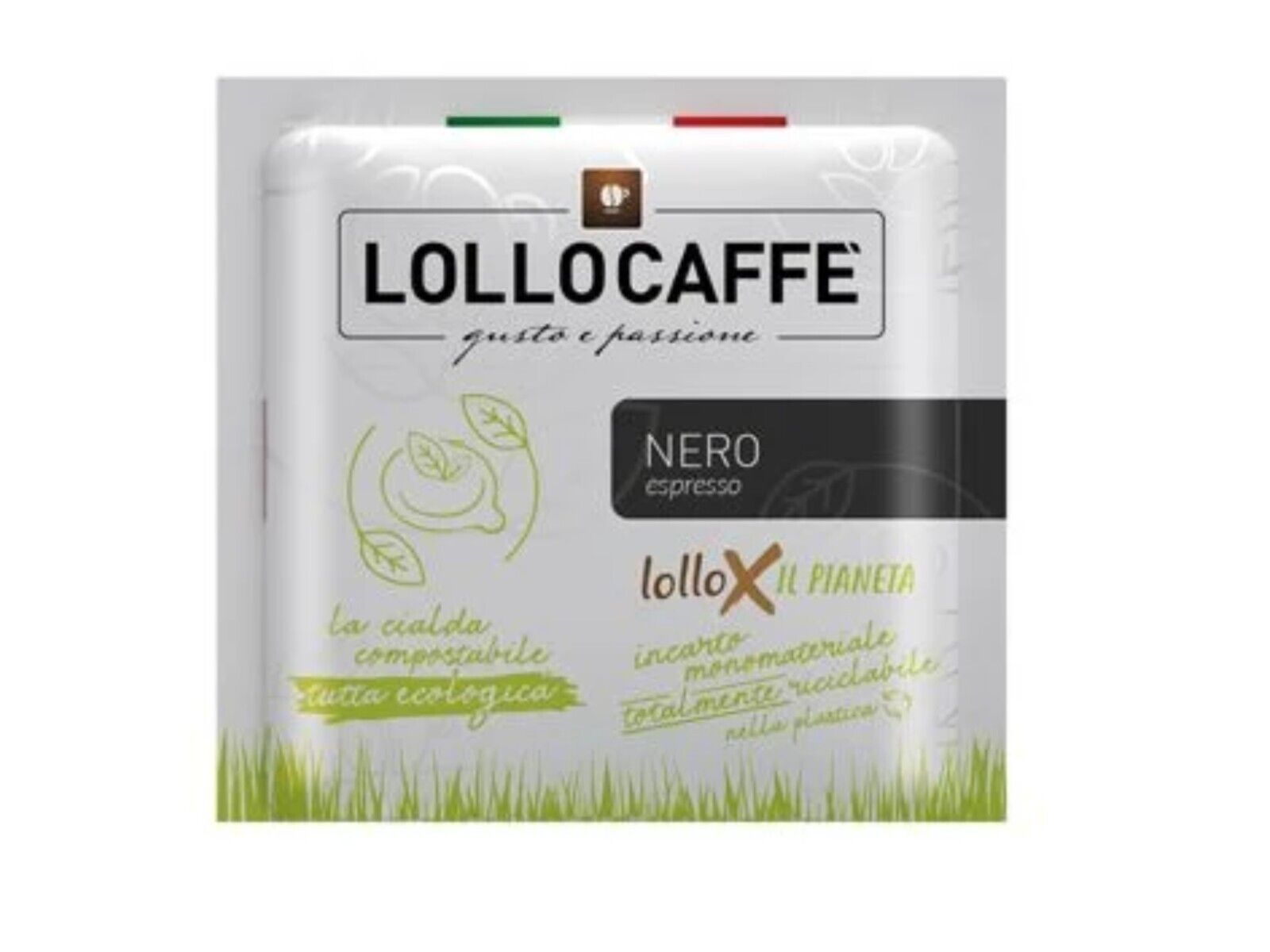 300 CIALDE filtrocarta ese 44 mm LOLLO CAFFE MISCELA NERA + KIT ACCESSORI