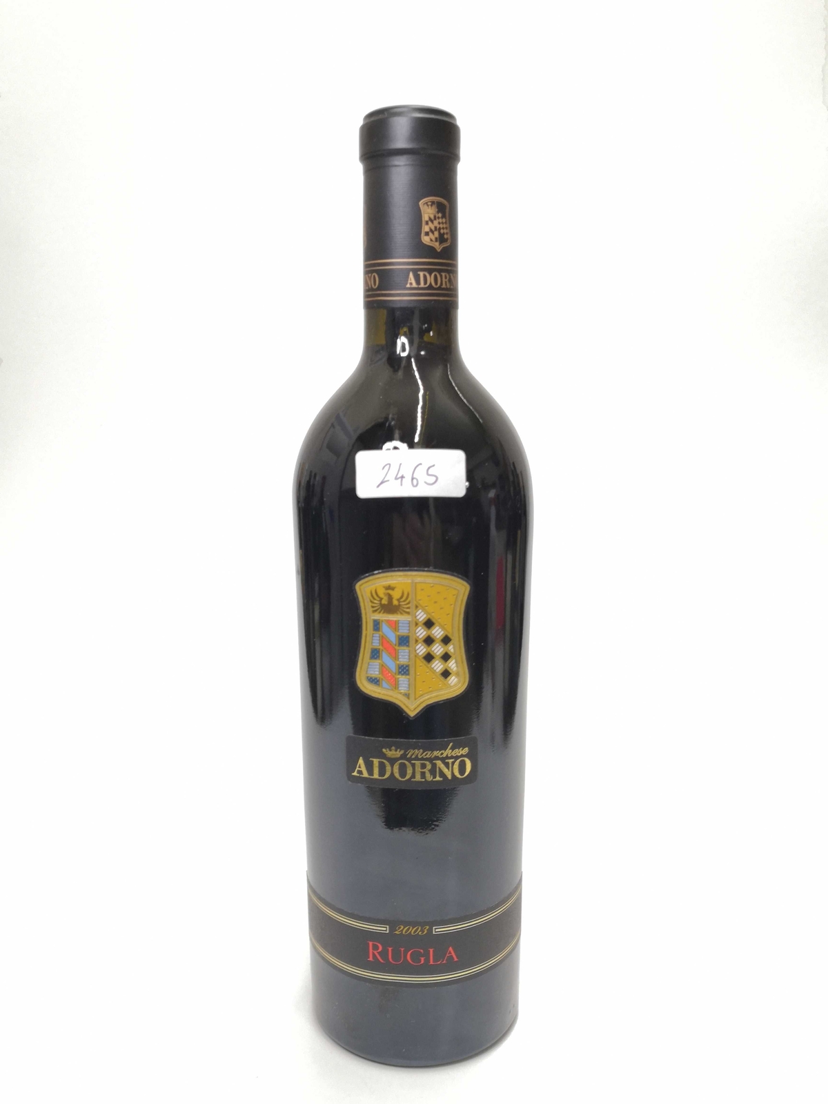 Vintage Bottle - Marchese Adorno Provincia di Pavia IGT "Rugla" 2003 0,75 lt. -