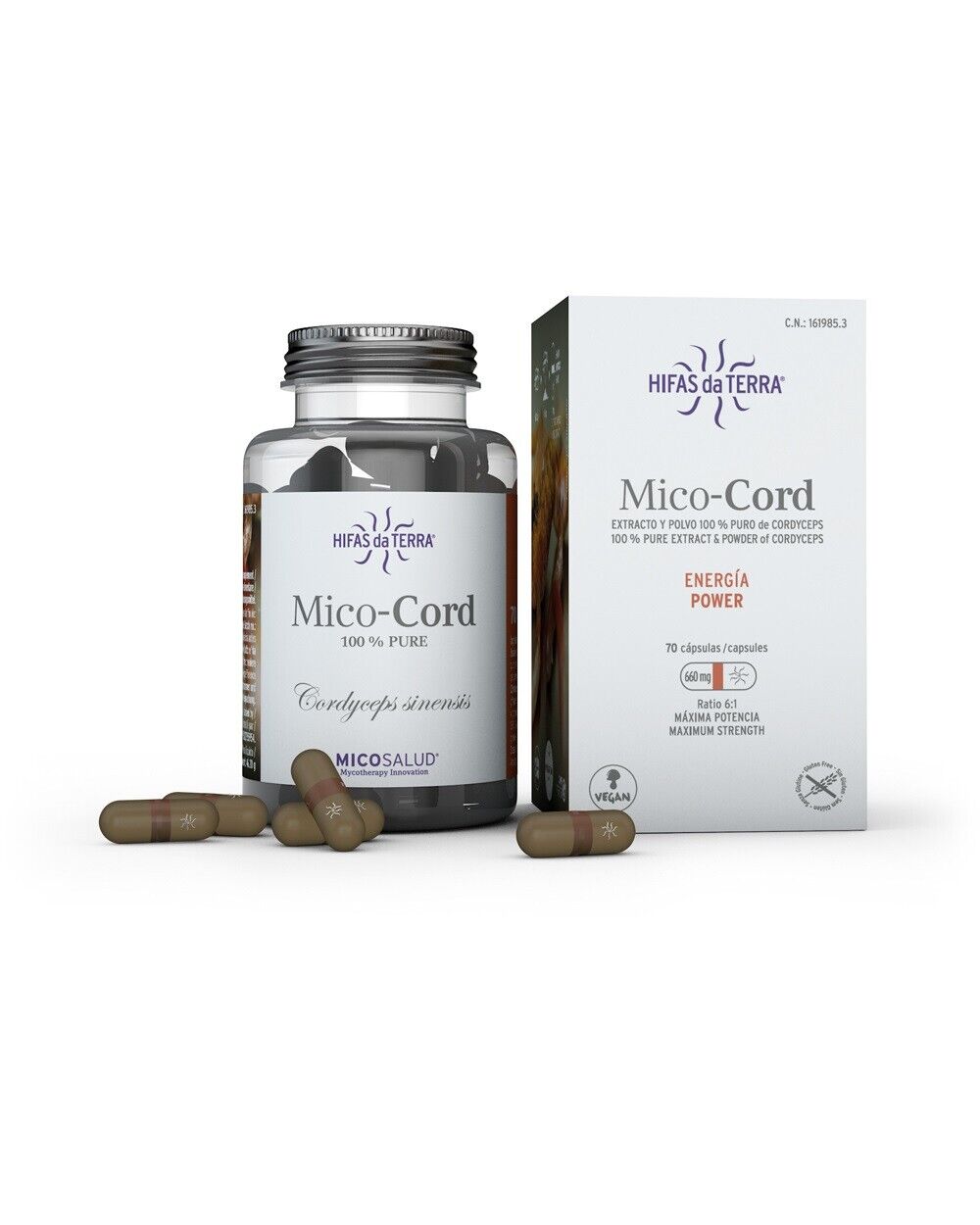 Mico-Cord Hifas Da Terra 70 Capsule