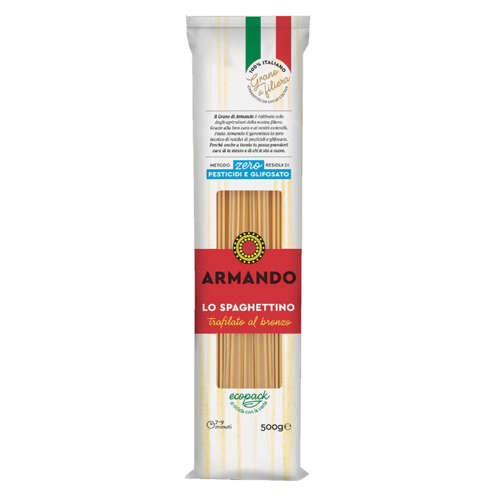 Pasta Armando Il Grano di Armando Lo Spaghettino Pacco da 500 g