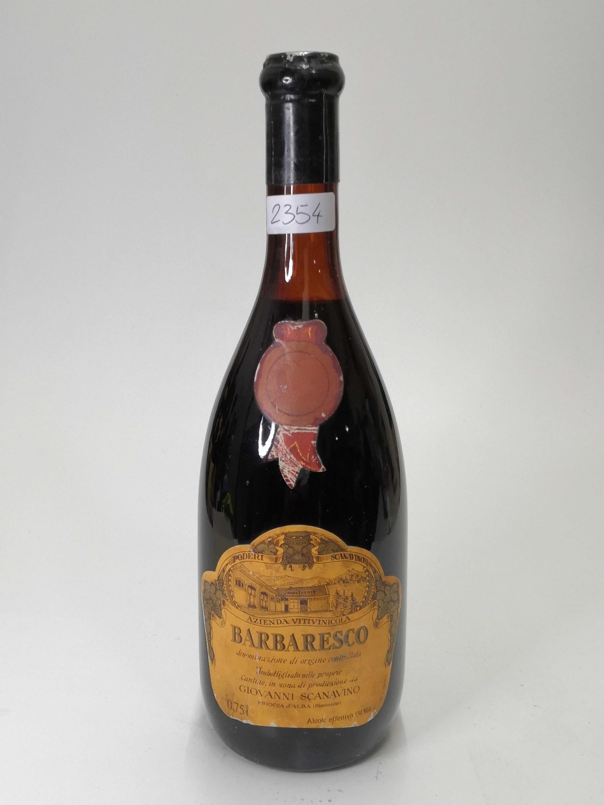 Vintage Bottle - Poderi Scanavino Barbaresco DOC 1975 0,75 lt. - COD. 2354