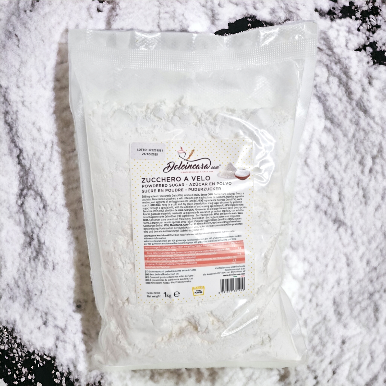 Zucchero a Velo Impalpabile - 1 kg