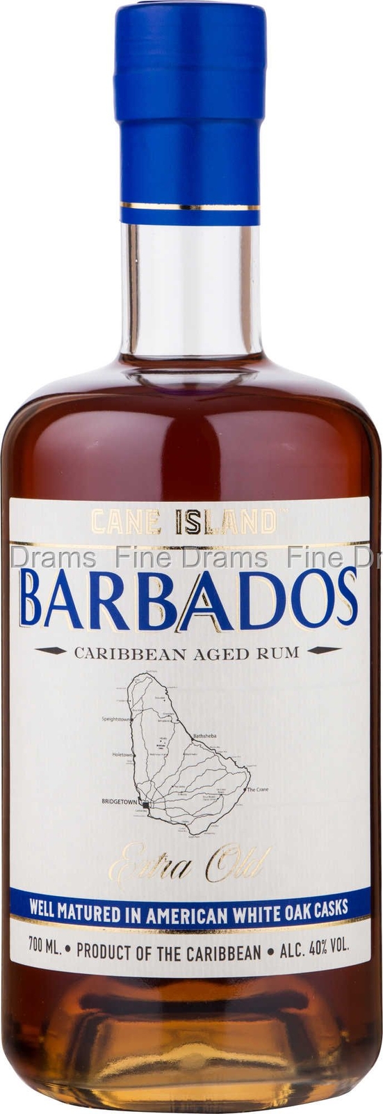 Cane Island Barbados Rum Well Matured in American White Oak Casks 40° 0,70 lt.