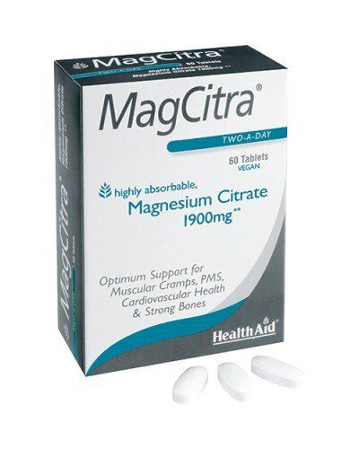 Health Aid Magcitra 1900 Mg 60 Comp