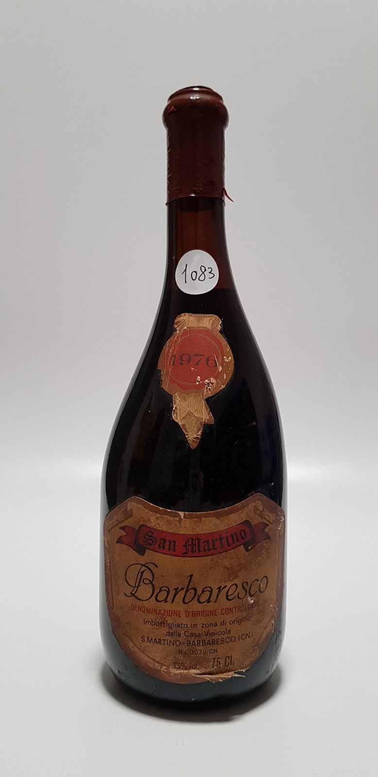 Vintage Bottle - San Martino Barbaresco 1976 0,75 lt. - COD. 1083