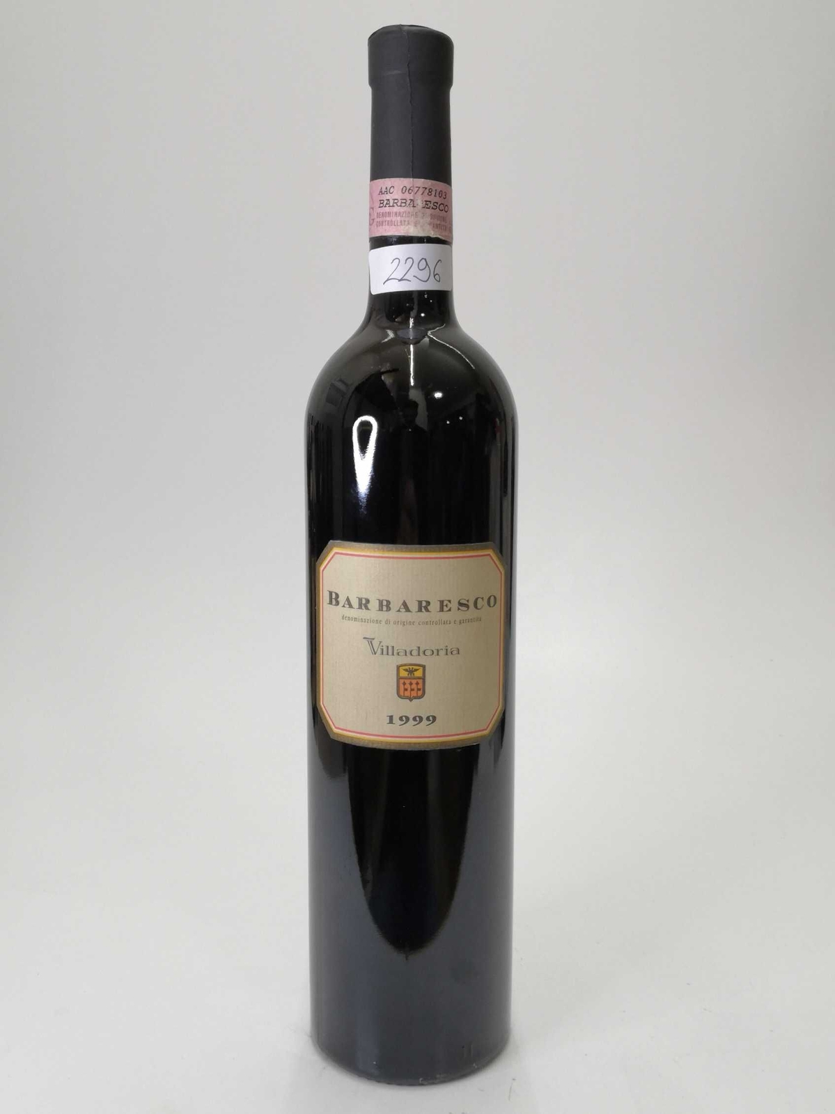 Vintage Bottle - Villadoria Barbaresco Riserva DOCG 1999 0,75 lt. - COD. 2296