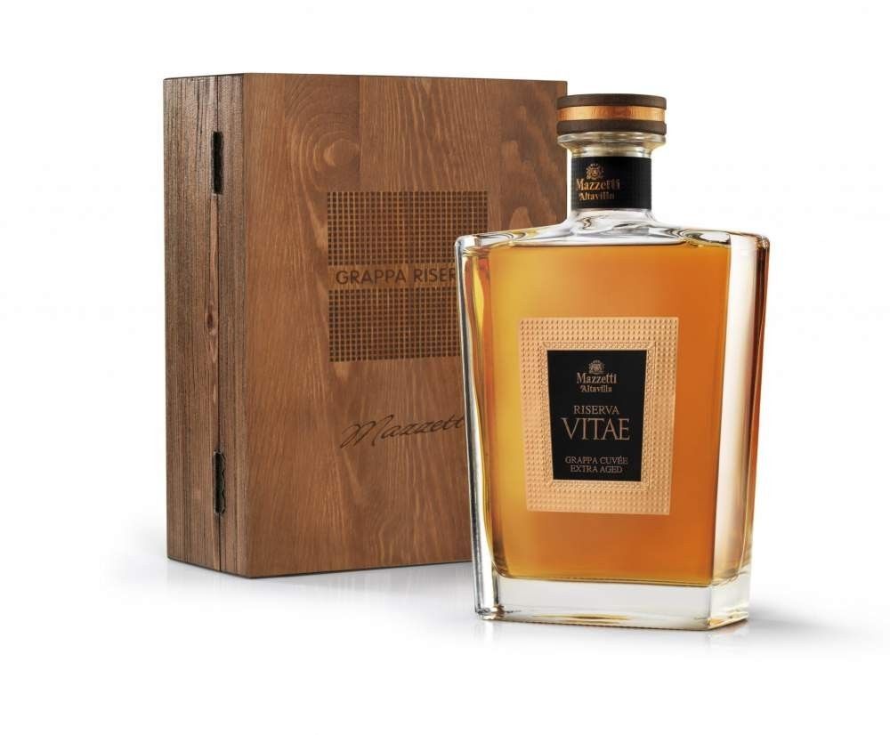 Mazzetti d'Altavilla - Grappa riserva "Vitae" 0,70 lt. Con cofanetto legno
