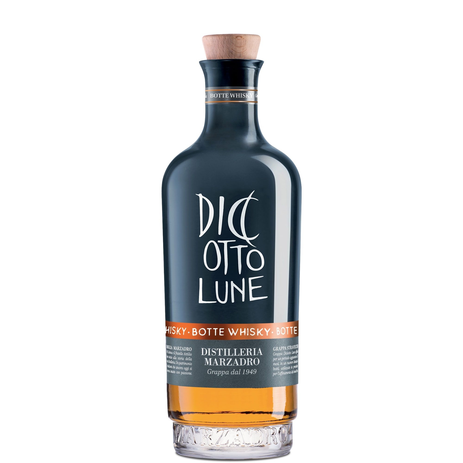 Marzadro - Grappa Riserva "Diciotto Lune" Botte Whisky 0,70 lt.