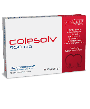 Colesolv 950mg Glauber Pharma 30 Compresse
