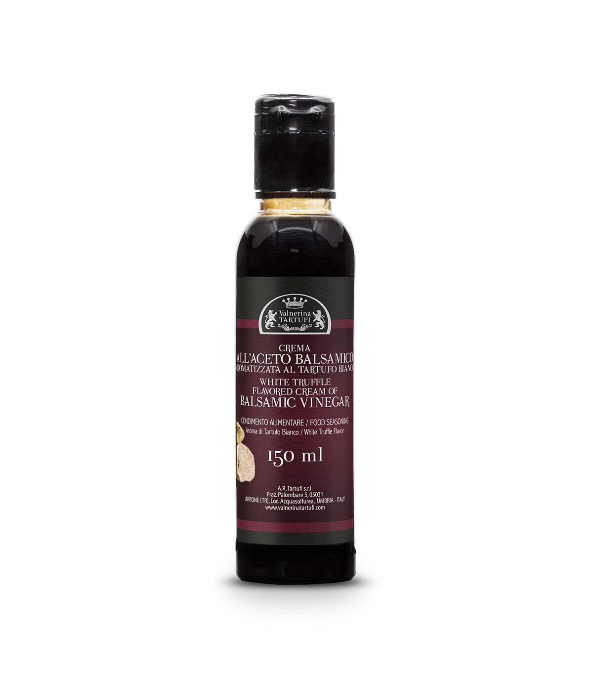 Crema di Aceto Balsamico di Modena IGP aromatizzata al Tartufo Bianco 150 ml.