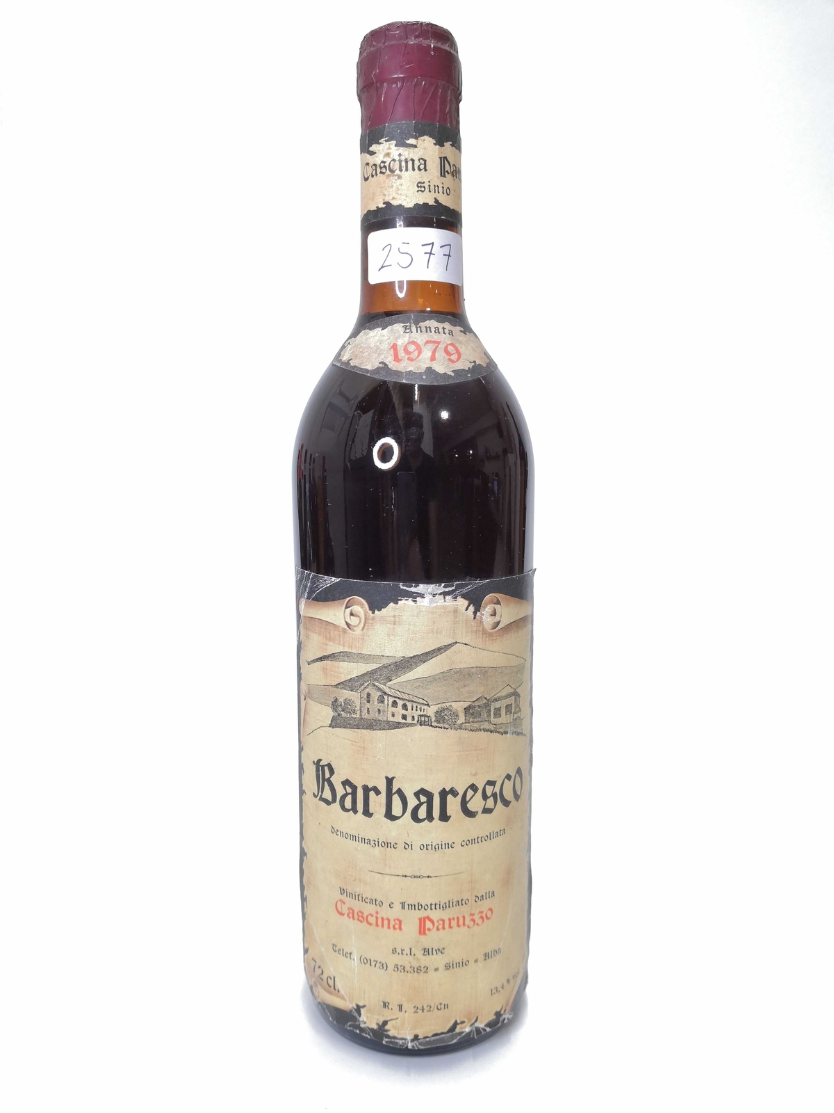 Vintage Bottle - Cascina Paruzzo Barbaresco DOC 1979 0,72 lt. - COD. 2577