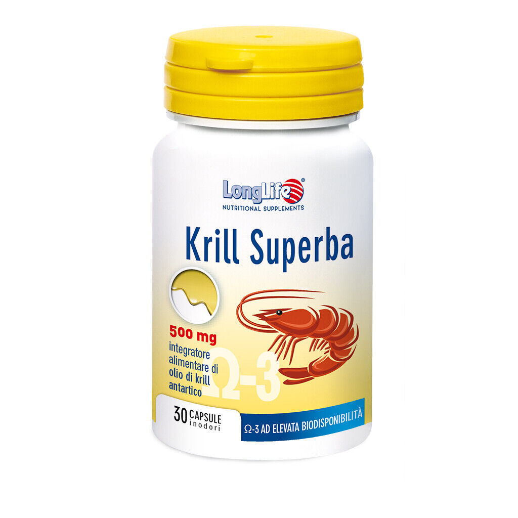 Krill Superba 500mg LongLife 30 Capsule Inodore