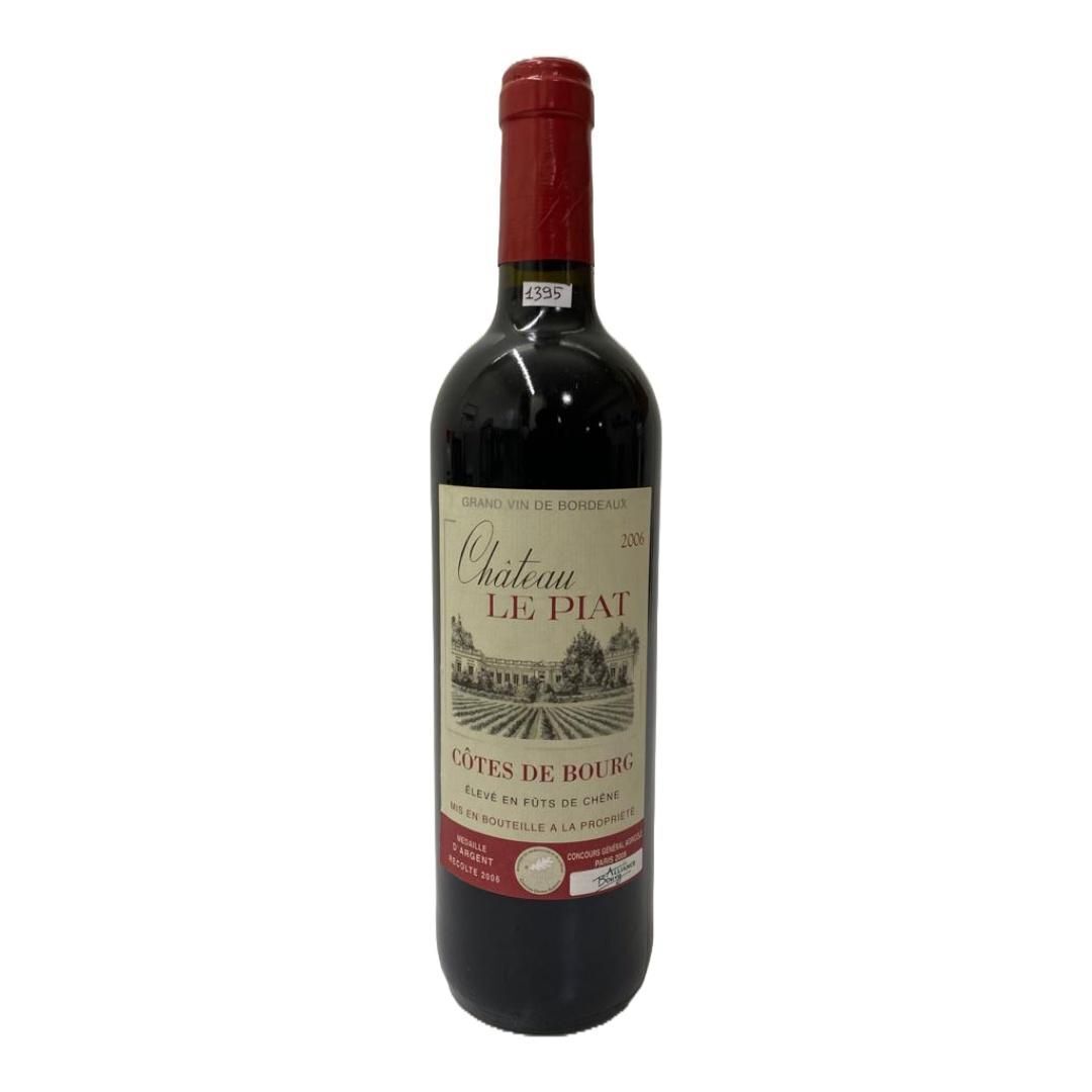 Vintage Bottle - Chateau Le Piat Grand Vin De Bordeaux Cotes De Bourg 2006 0,75