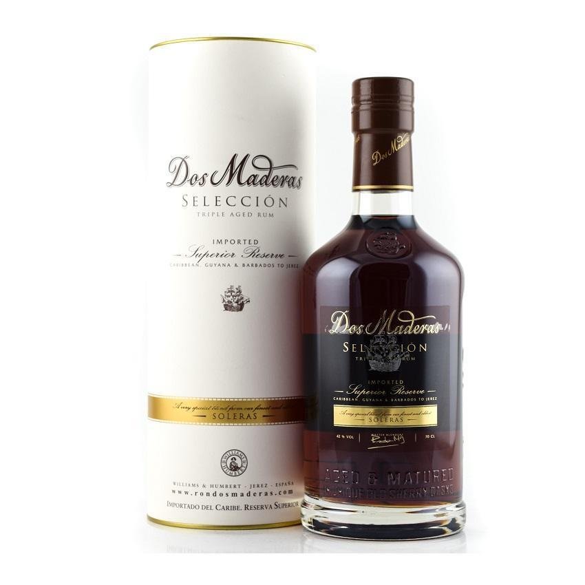 DOS MADERAS RUM SELECCION TRIPLE ACED SUPERIOR RESERVE 70 CL IN ASTUCCIO
