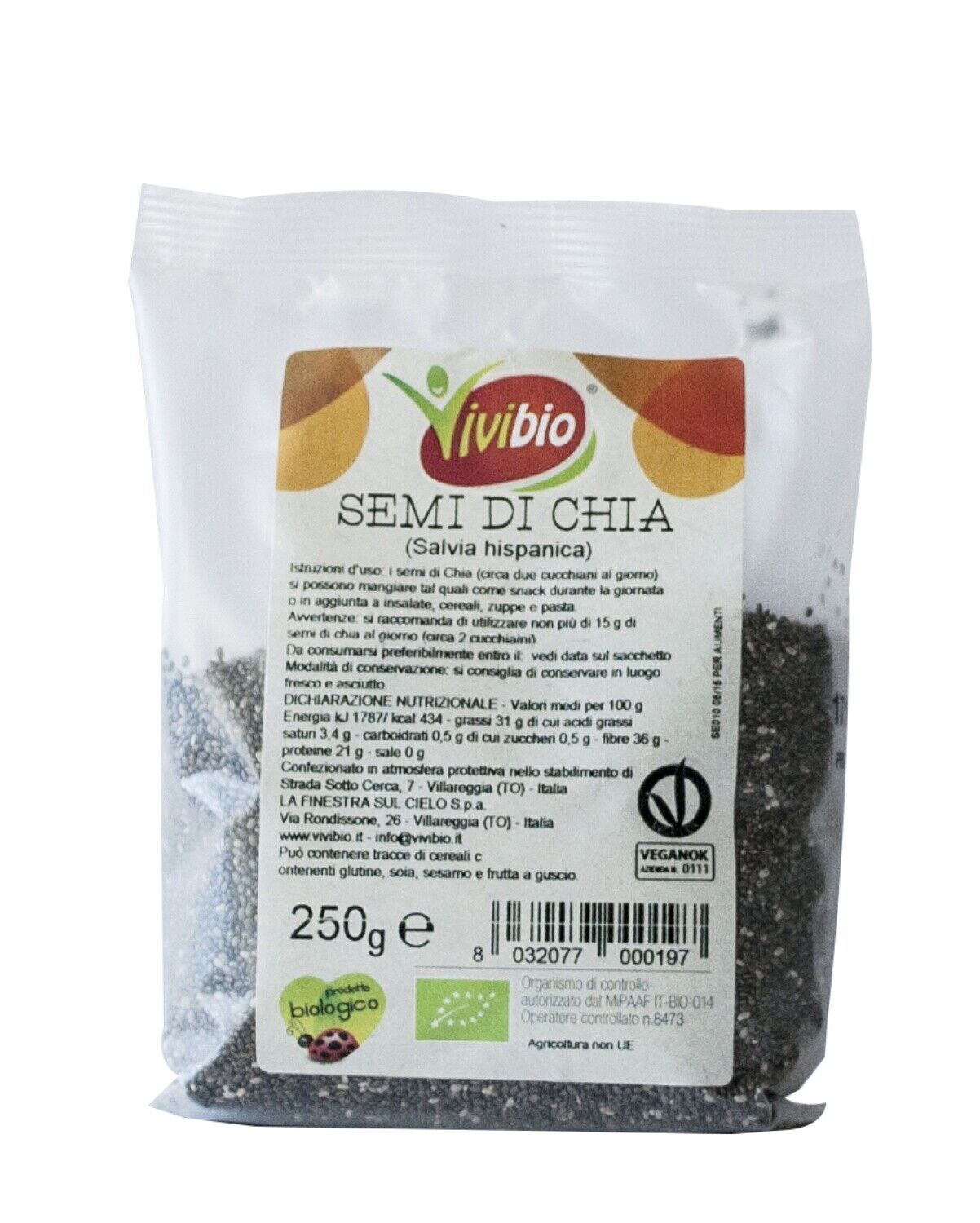 Semi Di Chia ViviBio® 250g