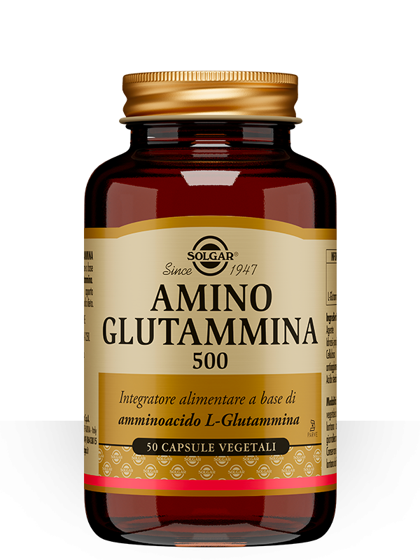 Amino Glutammina 500 Solgar 50 Capsule Vegetali