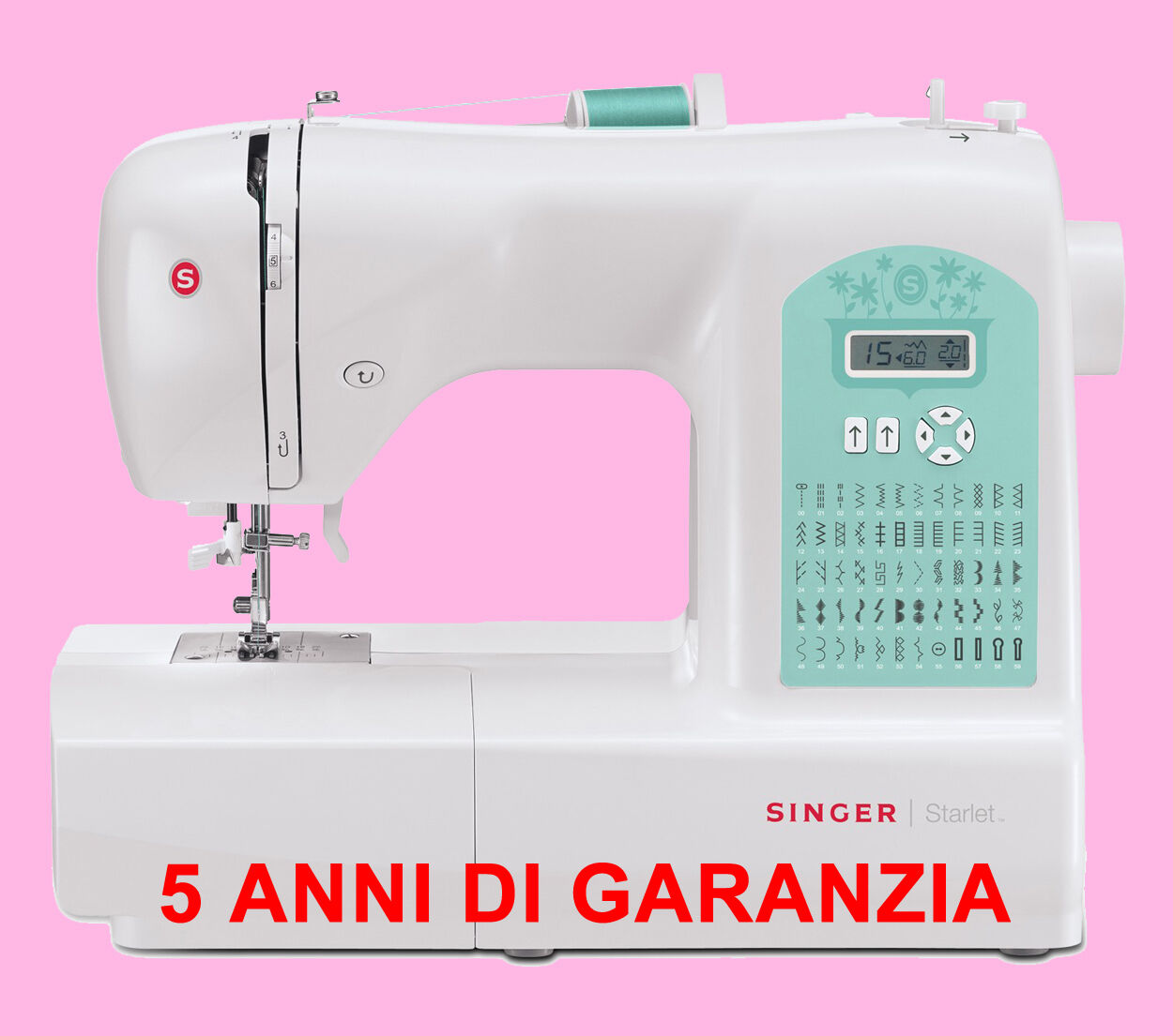 MACCHINE MACCHINA PER DA CUCIRE SINGER ELETTRONICA 6660 PER CUCITO CREATIVO