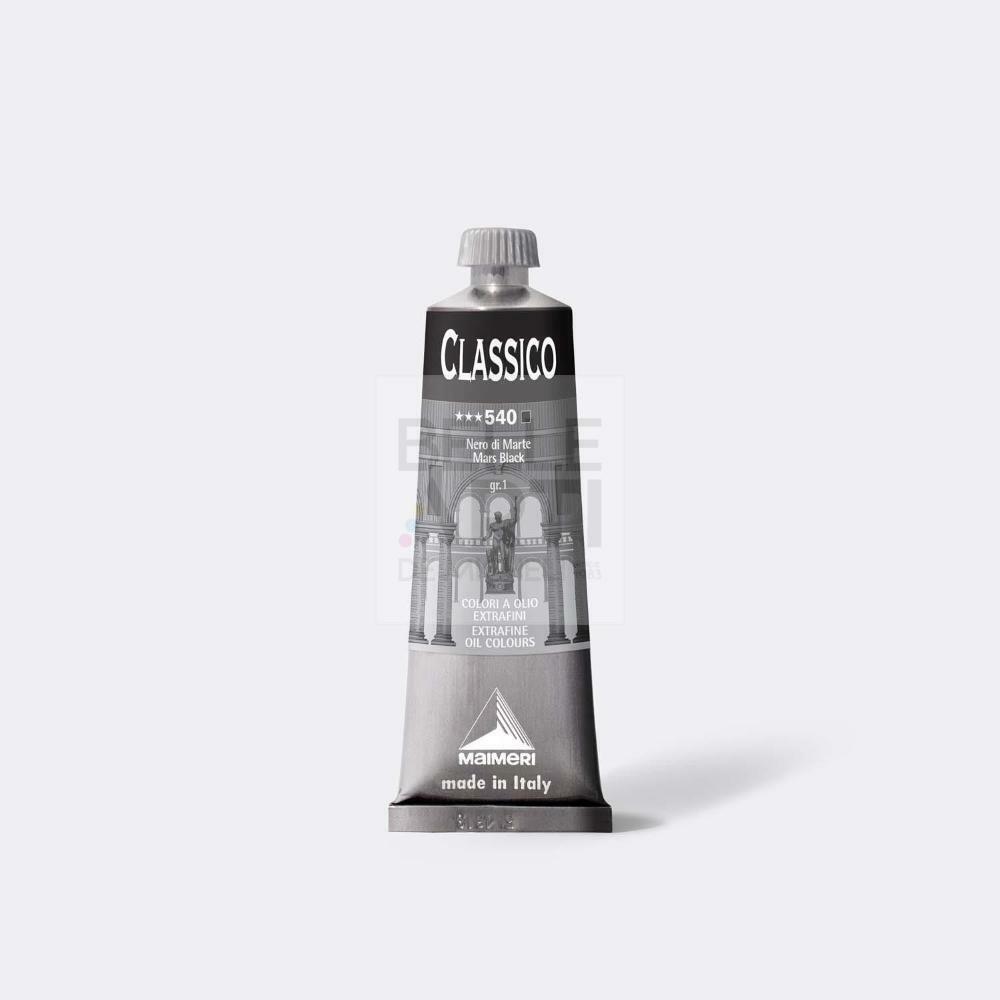 COLORE AD OLIO SERIE CLASSICO DA 60 ml. 540 NERO DI MARTE