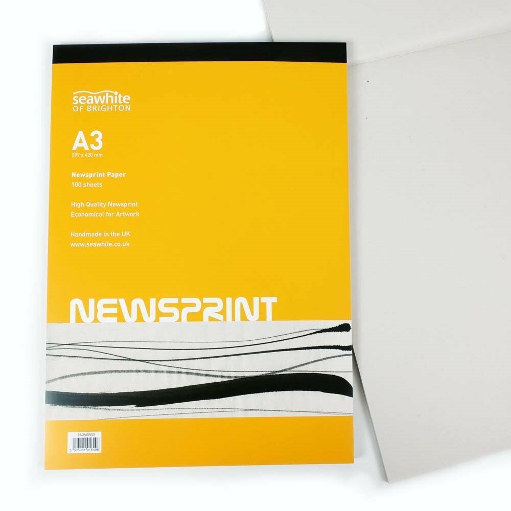 Seawhite Di Brighton Carta da Giornale Carta Disegno & Disegno Arte Pastiglia A3