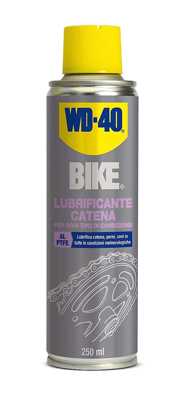 WD-40 Bike - Lubrificante catena bici spray al PTFE, 250 ml