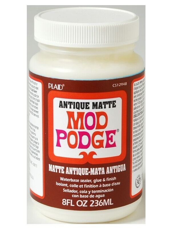 Antico Finitura Opaca Mod Podge 227ml Acqua Base Sigillante Colla Vernice