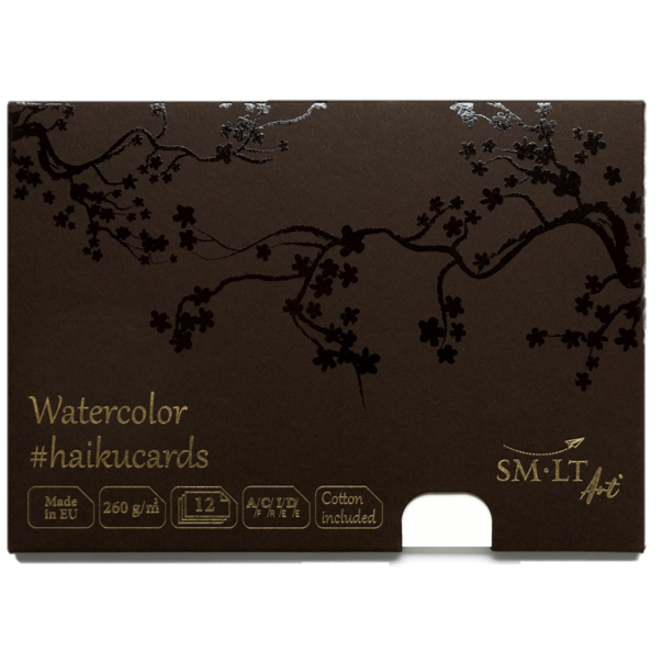 12 carte per acquerello SMLT Art - 260 g/mq  BC-12(260) (151SMLT)