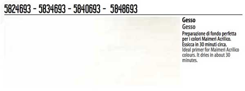 AM GESSO BIANCO 200ML  - MAIMERI ACRILICO