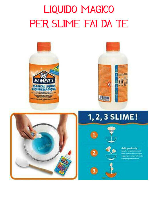 Liquido magico Elmer's Attivatore slime fai da te flacone 259ml fino a 4 slime