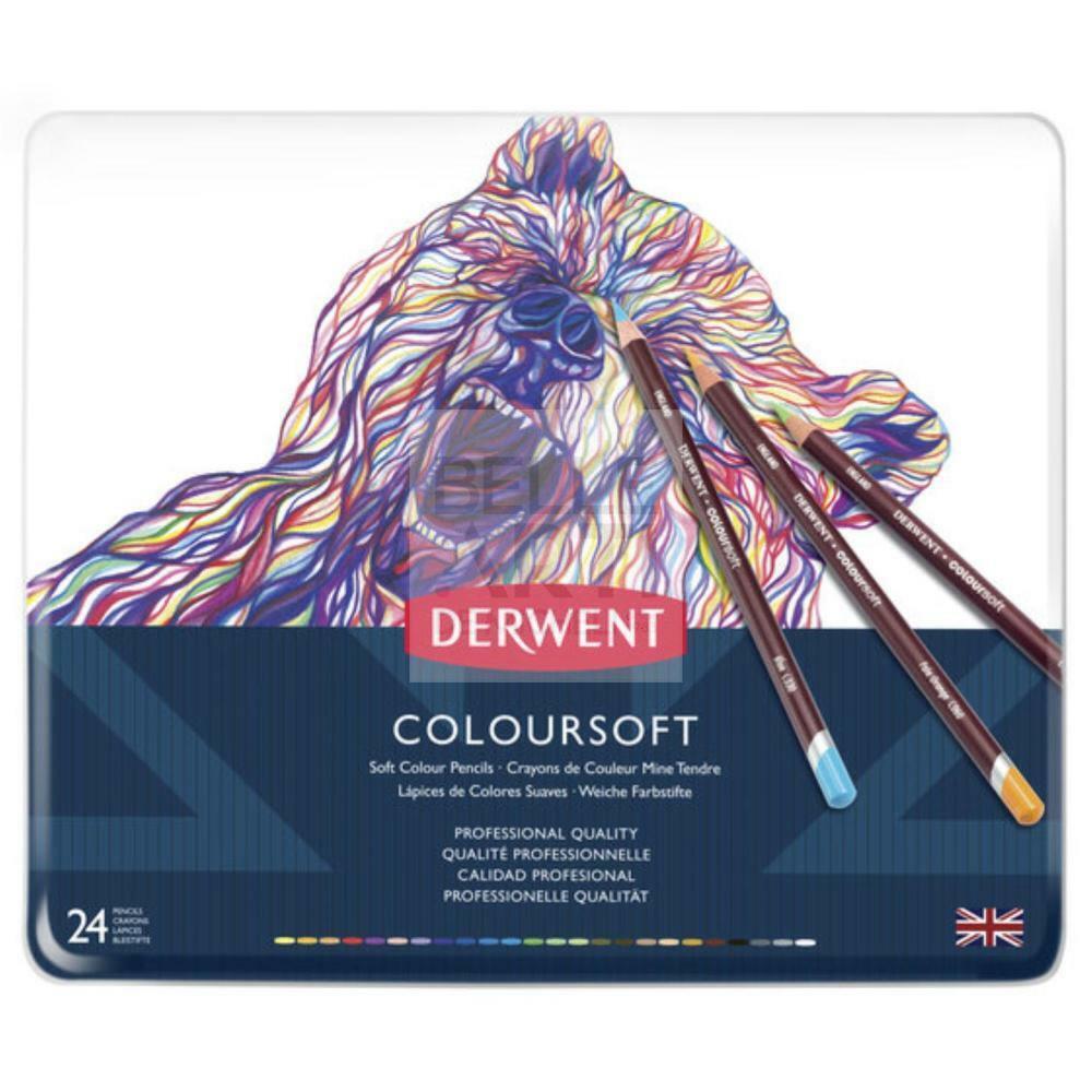 PASTELLI SERIE " COLOURSOFT " CONFEZIONE IN LATTA DA 24 PZ.