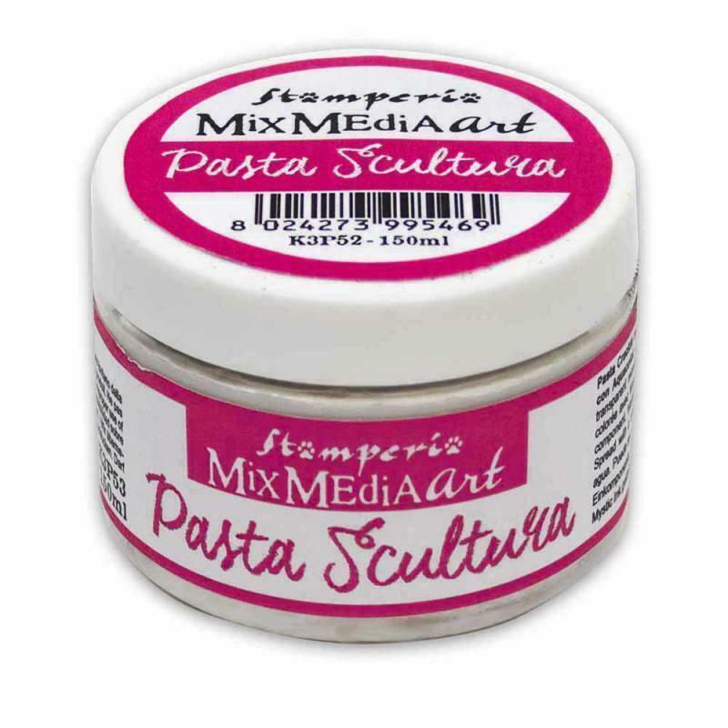 150 ml Pasta Scultura bianca per decorazioni White Mix Media Art prezzo paste