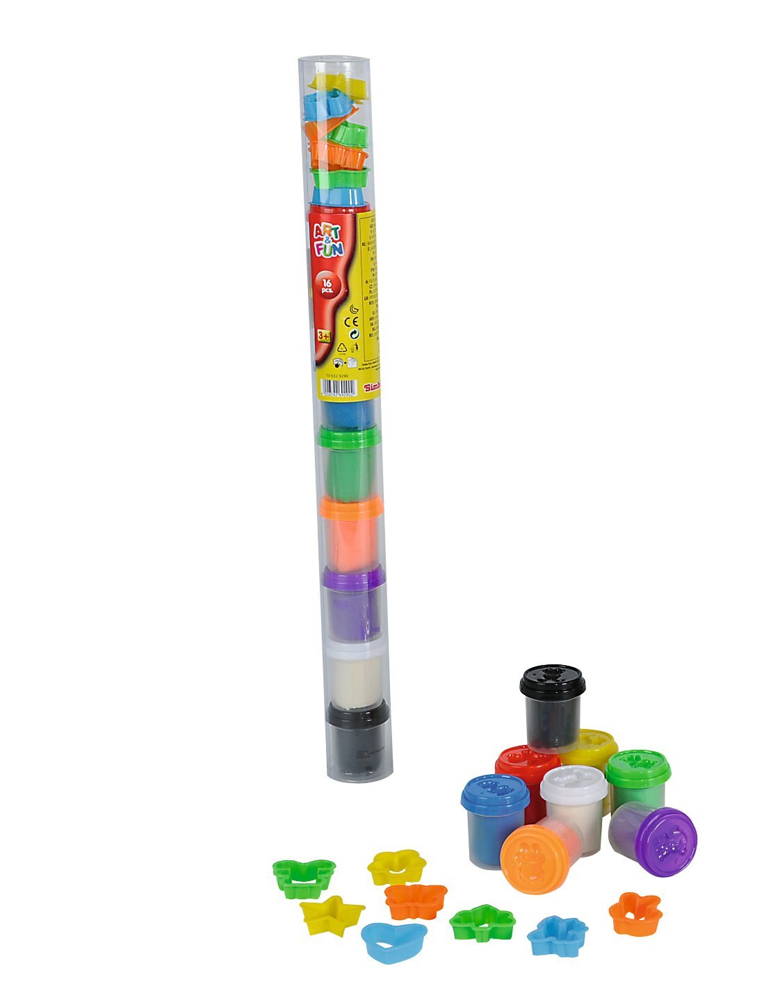 Simba 106329290 "Art & Fun Clay Dough Set in Tube