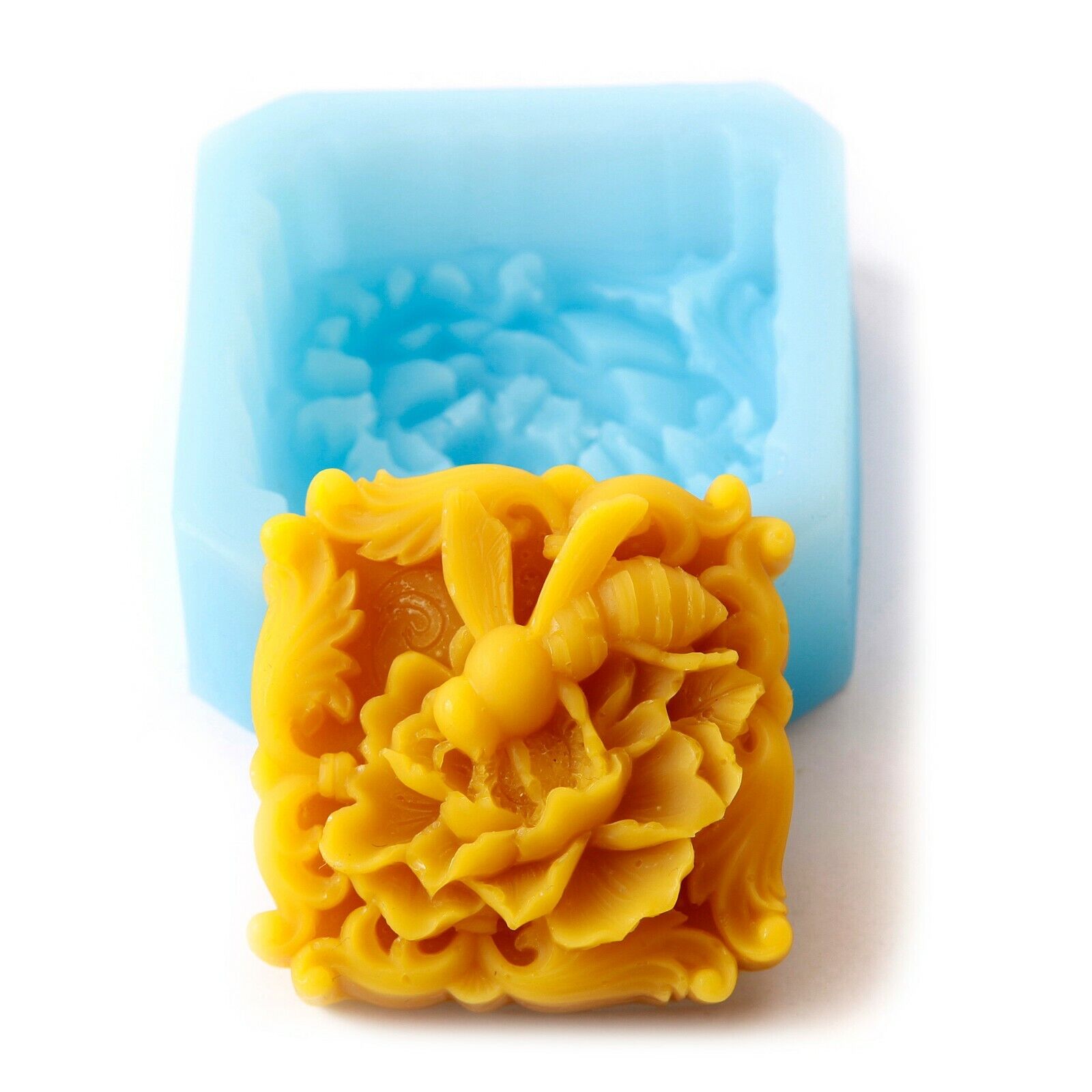Ape & Fiori Silicone Stampo Sapone