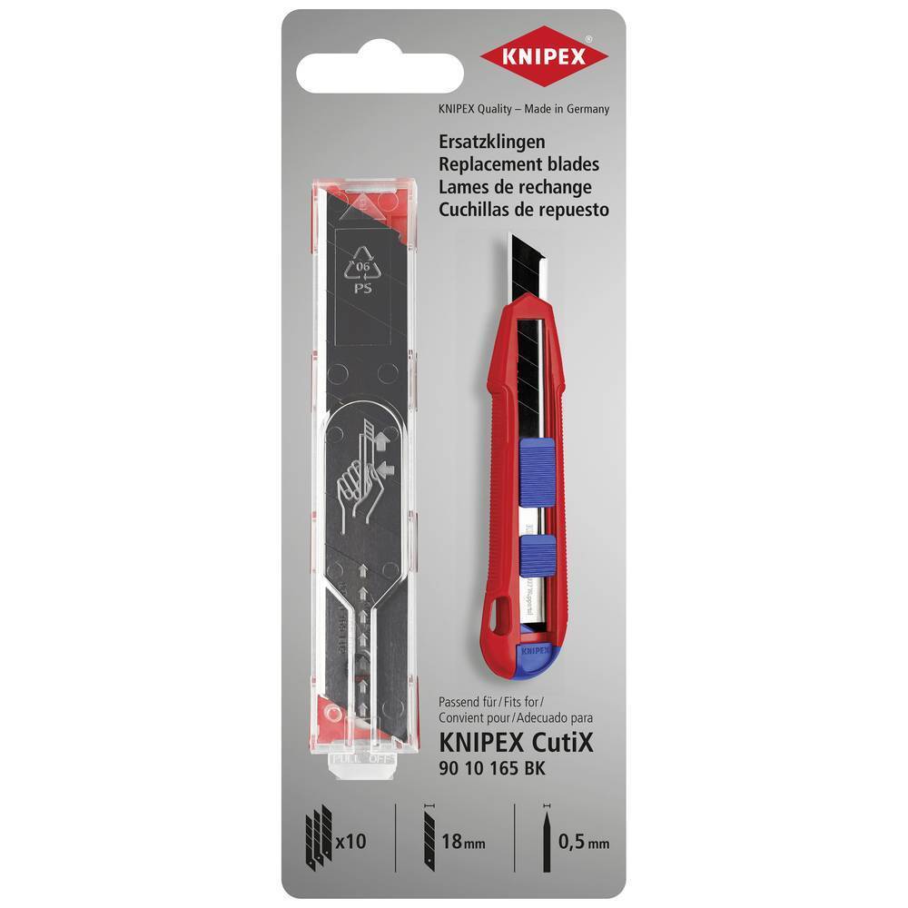 Knipex 90 10 165 E02 Knipex 90 10 165 E02 lame di ricambio per 90 10 165 BK