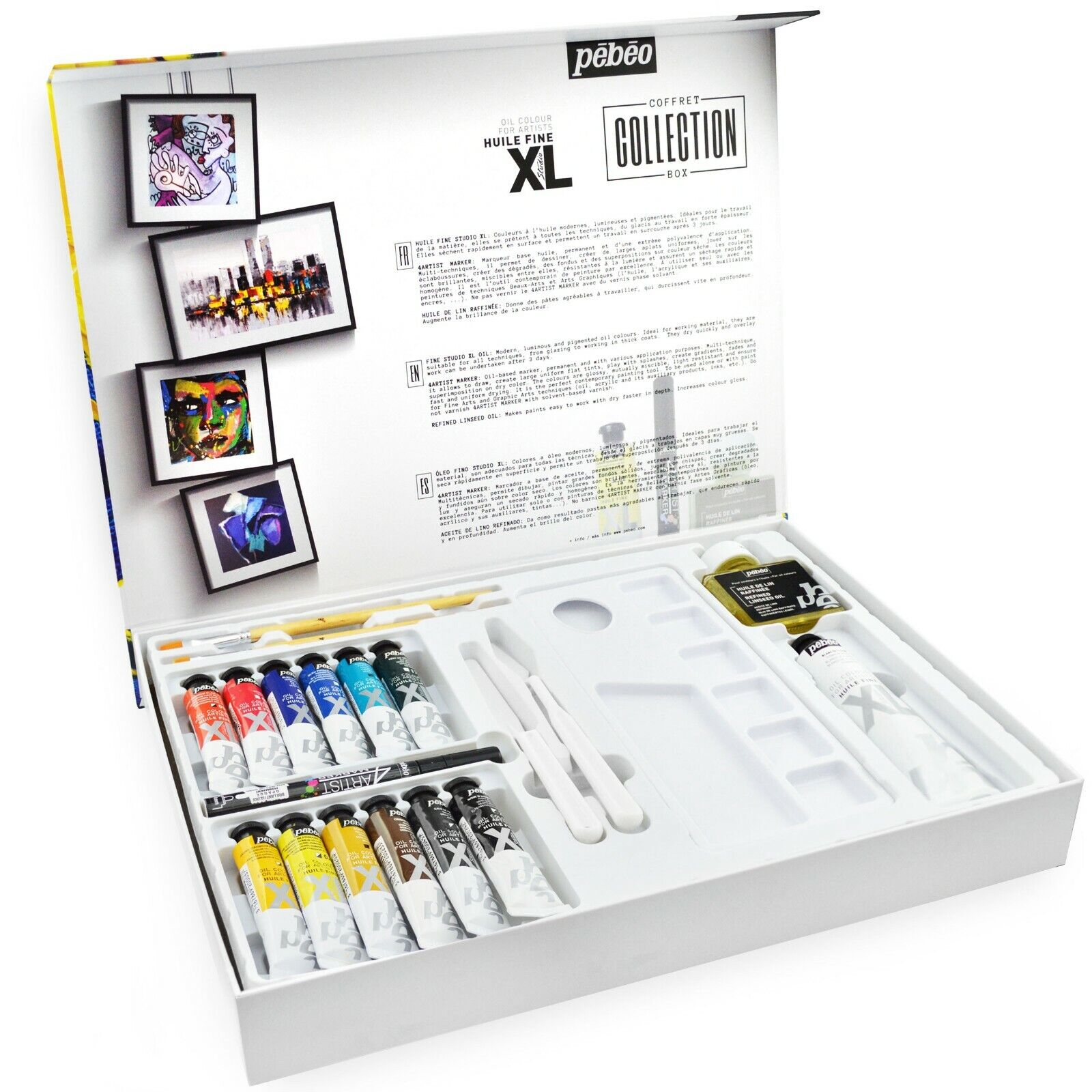 Pebeo XL Studio Olio Colore Dipinto Set - Professionale Artista Raccolta Scatola