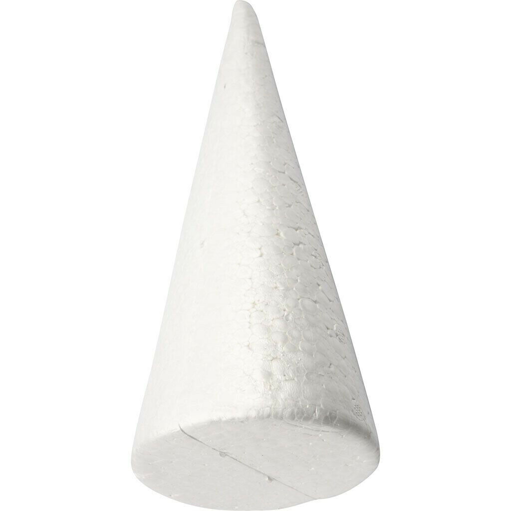 Solido 25cm Polistirolo Cono Unicorno Craft Decorazione Fiori Arte Modellante