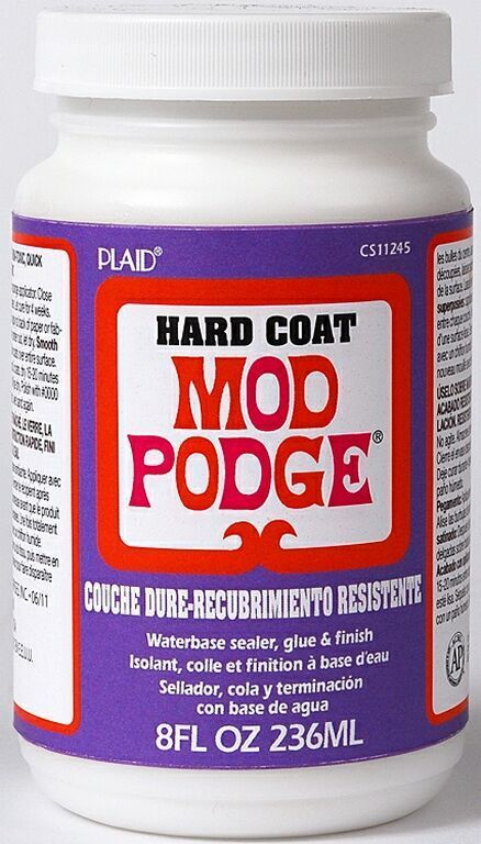 227ml Rigido Cappotto Mod Podge Acqua Base Clear Sigillante Colla & Durevole