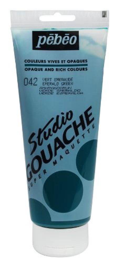 Pebeo Studio Vernice Gouache Gouache, 220ml, Verde Smeraldo - NUOVO