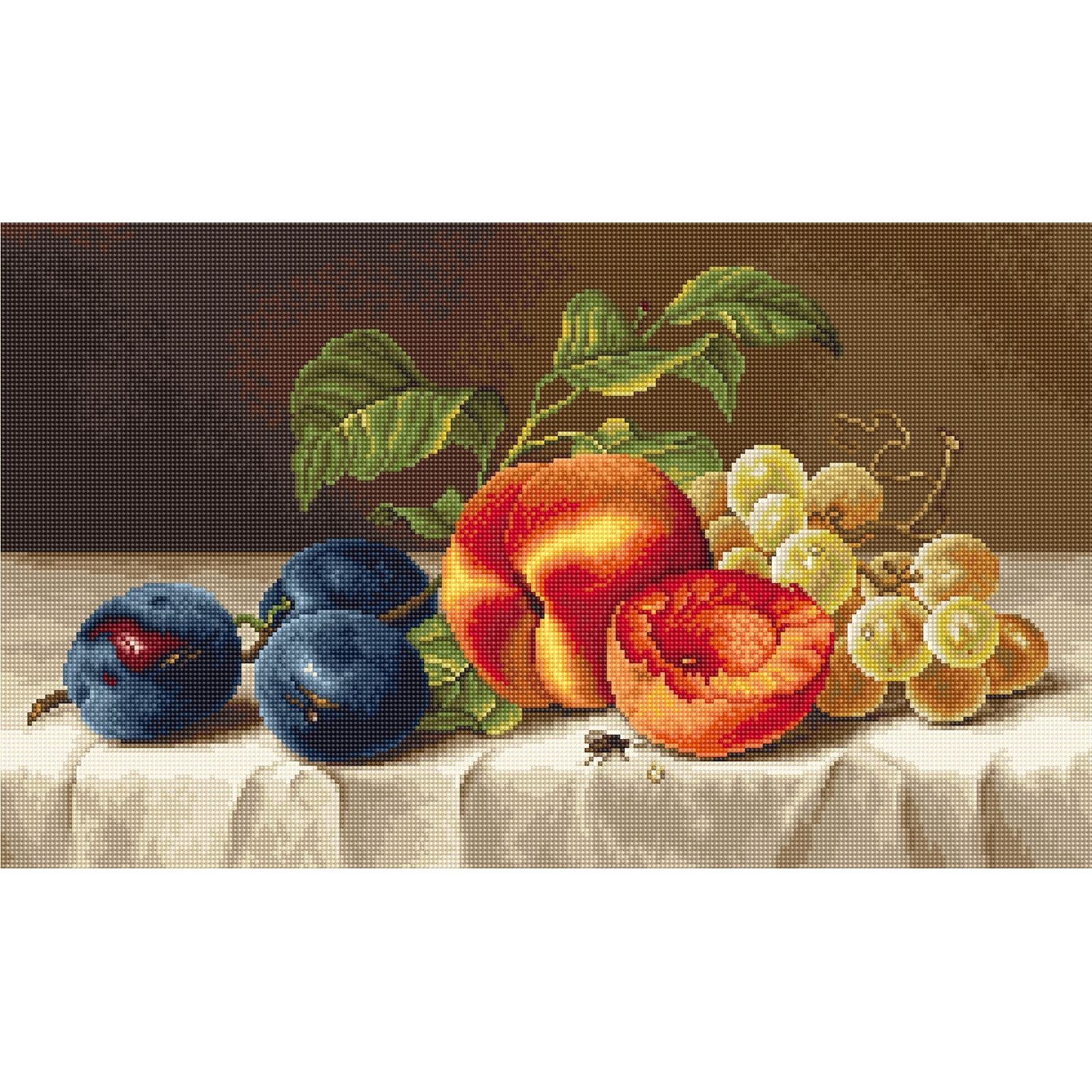Kit a punto croce luca-s Natura Morta Con Frutta B592