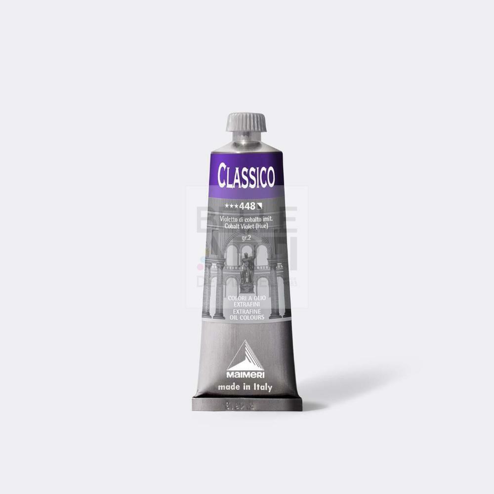 COLORE AD OLIO SERIE CLASSICO DA 60 ml. 448 VIOLETTO COBALTO IMITAZIONE