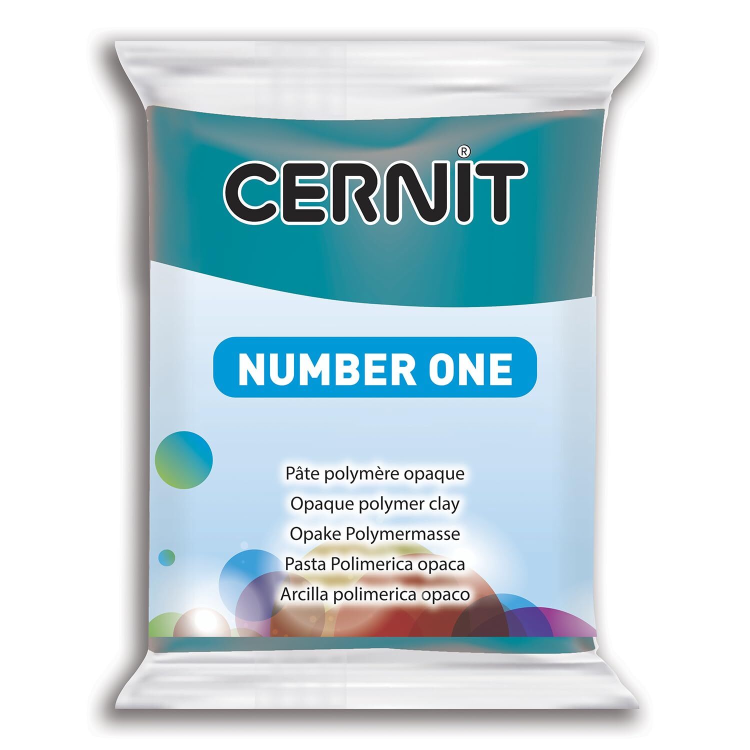 Cernit Coloured Modelling Clay, Duck Blue (230), One Size One Size Duck Blue (23