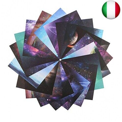 Origami,Bella Sky Origami Multicolor Square Craft Carta 140 Fogli,Origami per
