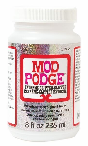 227ml Estremo Glitter Finitura Mod Podge Acqua Base Sigillante Colla Vernice
