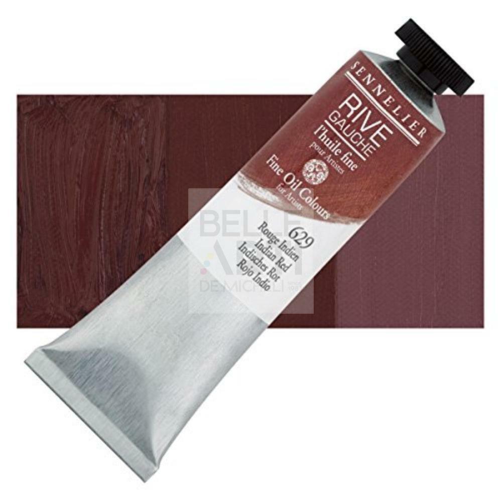 COLORE AD OLIO FINE 629 ROSSO INDIANO RIVE GAUCHE - SENNELIER - TUBO DA 40ML