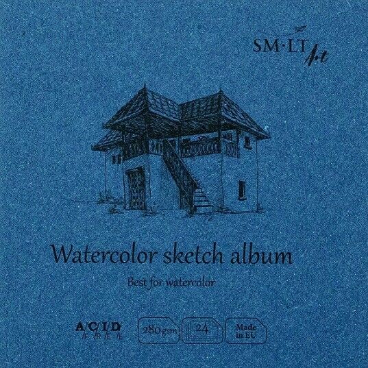Sketch Album 24 fogli per acquerello SMLT Art - 280 g/mq FB-24(280) (133SMLT)
