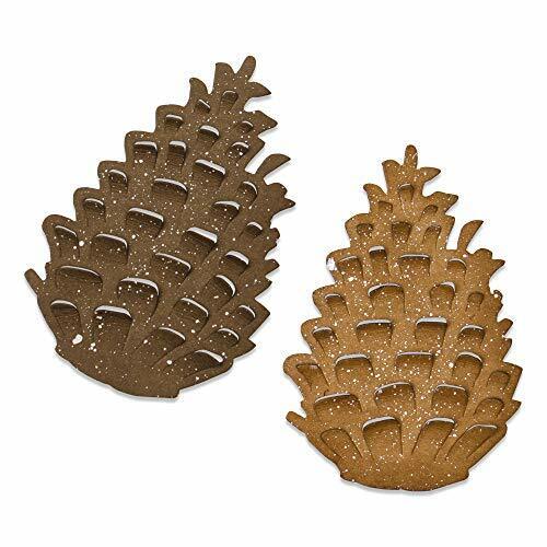 Sizzix Bigz Die 664756 Pinecone by Tim Holtz Fustella Pigna, Taglia unica (C7i)