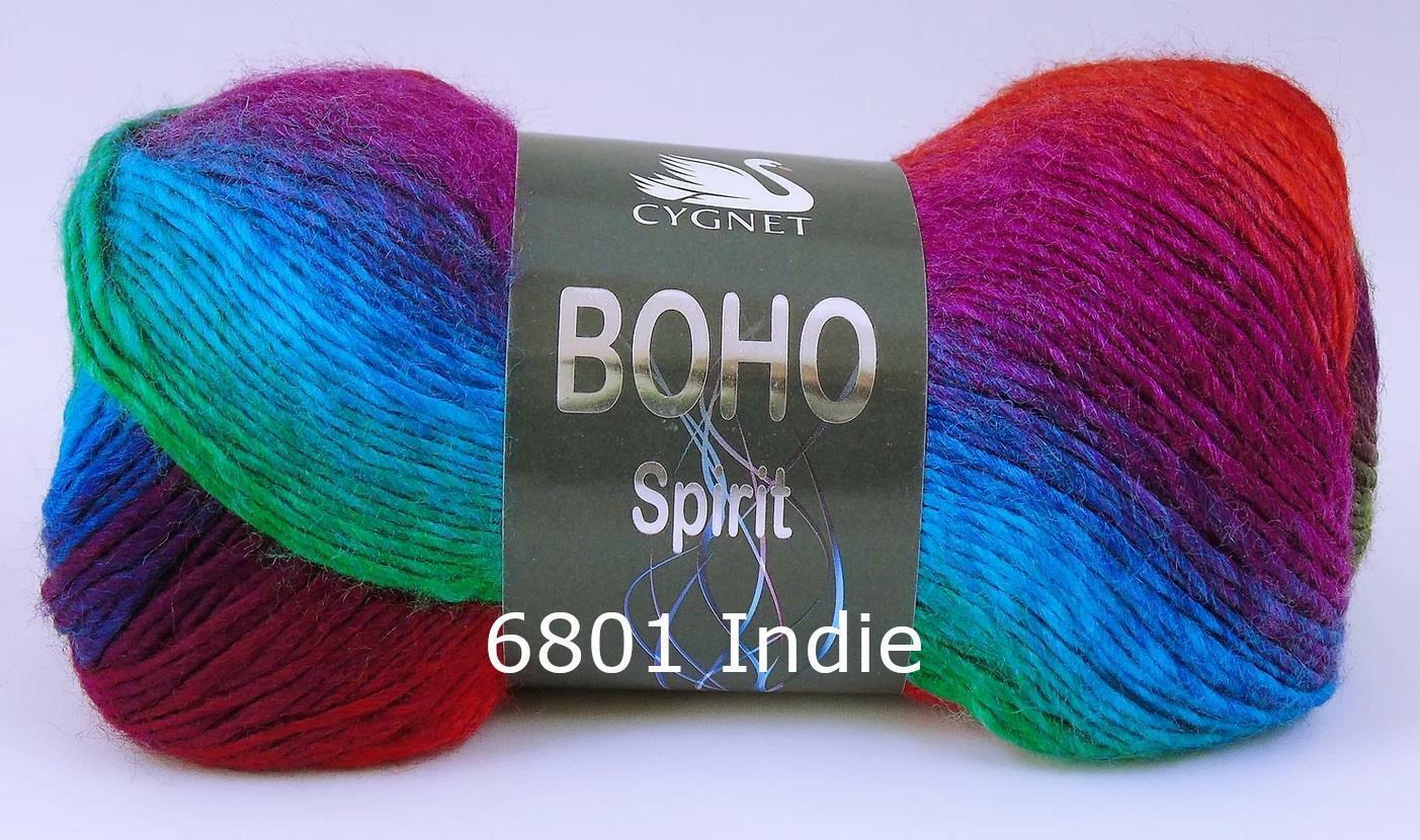 Cygnet Stile Bohemien Spirit Dk-Aran 6801 Indie 100g Lana